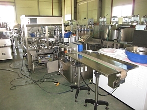 전자담배액상로터리충진라인일체 로타리액상충진기2구 스티커라벨러 스크롤에어콤푸레샤